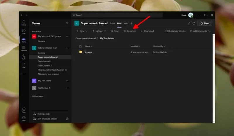 Cara berbagi dan mengelola file Microsoft Teams di saluran