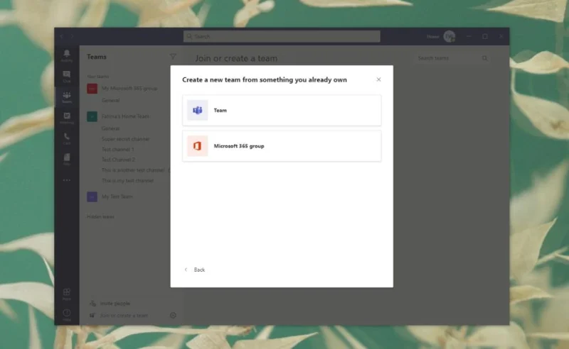 Cara mengatur Tim dengan grup Microsoft Teams