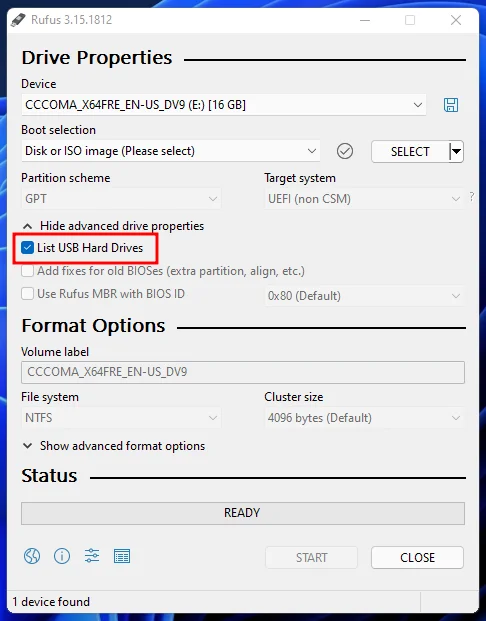 간단한 4단계로 Windows 11 부팅 가능한 USB를 만드는 방법