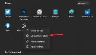 Не удается открепить приложение в Windows 11 Dev Build? Как исправить