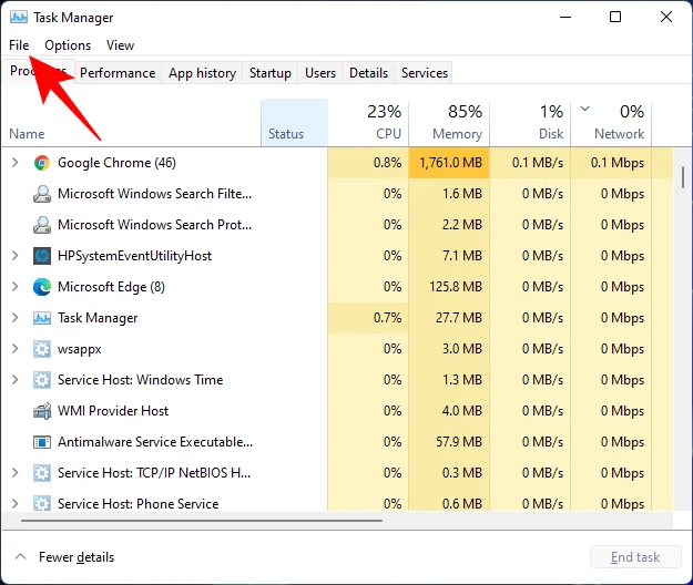 Windows 11 작업 표시줄이 표시되지 않습니까?  어떻게 고치는 지