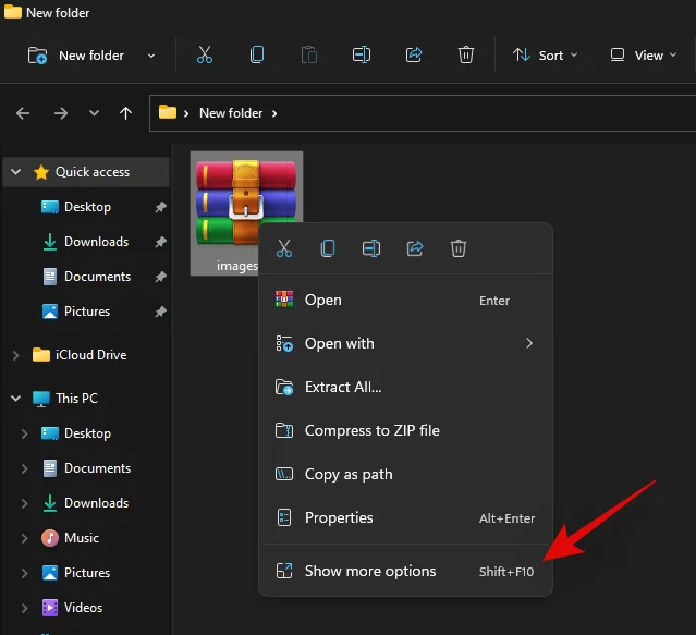 기본적으로 또는 소프트웨어를 사용하여 Windows 11에서 파일의 압축을 푸는 방법
