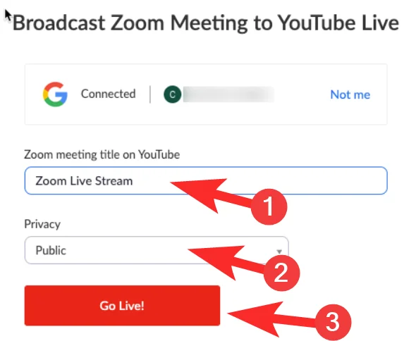 Facebook Live 및 YouTube에서 Zoom 회의를 실시간으로 스트리밍하는 방법