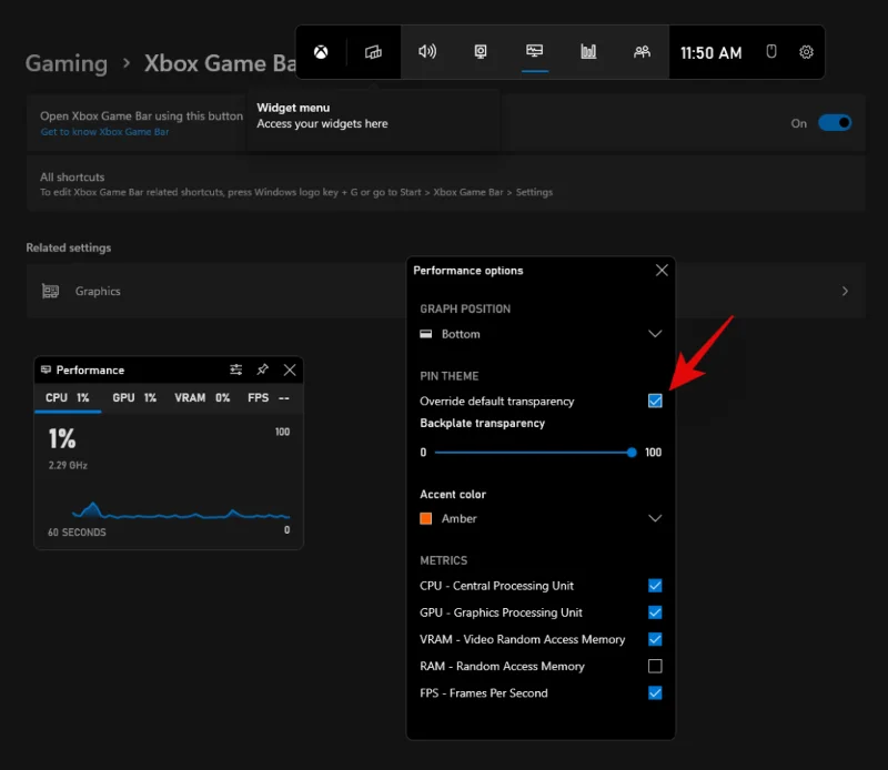 Windows 11 작업 표시줄 빈 공간: 성능 통계 등을 얻는 방법