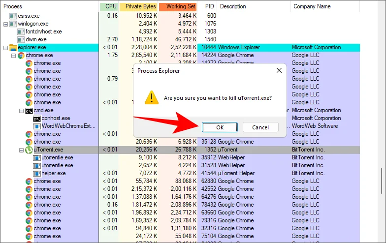 Windows 11에서 현재 사용 중인 파일 또는 폴더를 찾는 방법