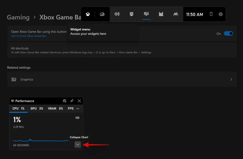 Windows 11 작업 표시줄 빈 공간: 성능 통계 등을 얻는 방법