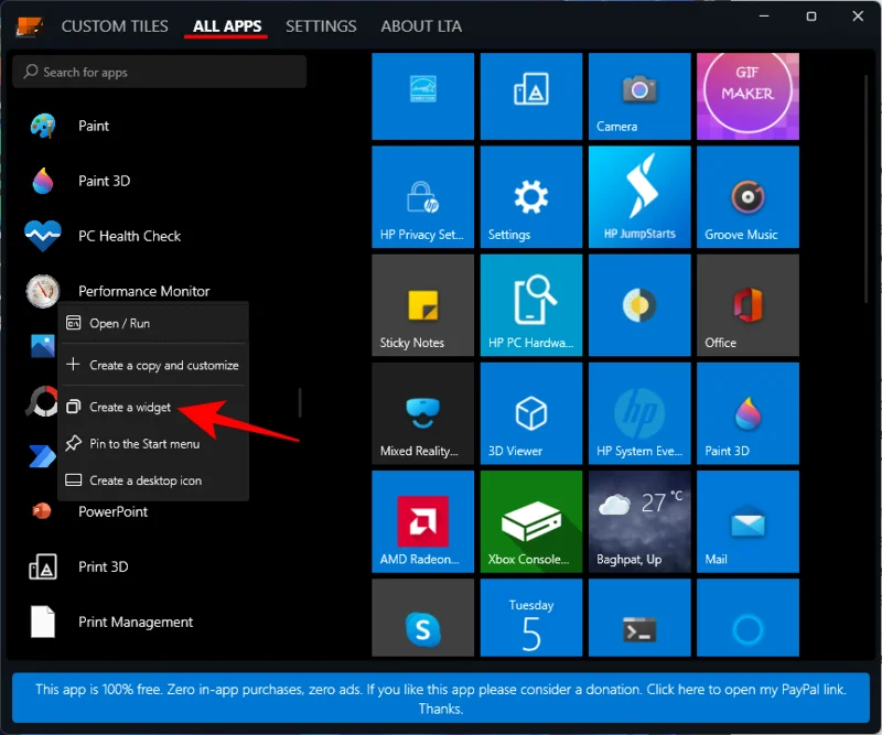 Windows 11: 라이브 타일 및 위젯을 직접 만드는 방법