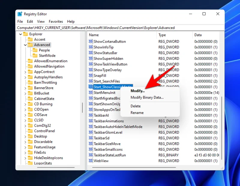Windows 11: Windows 10 시작 메뉴를 되돌리는 방법