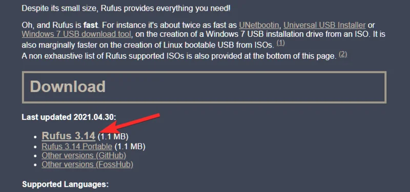 Dev Channel Insider 프로그램에서 Windows 11 ISO로 부팅 가능한 USB 드라이브를 만드는 방법