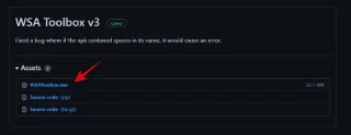 Как установить и использовать WSA Toolbox в Windows 11