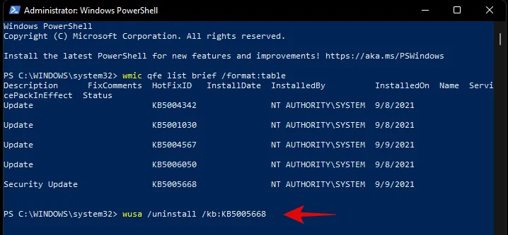 Windows 11에서 업데이트를 제거하는 방법: 단계별 가이드 및 문제 해결 팁