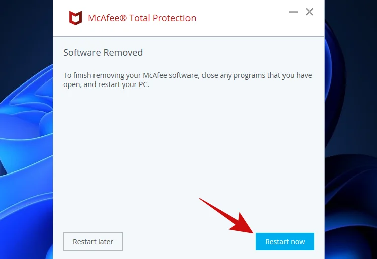 Windows 11에서 McAfee를 제거하는 방법 [5가지 방법]