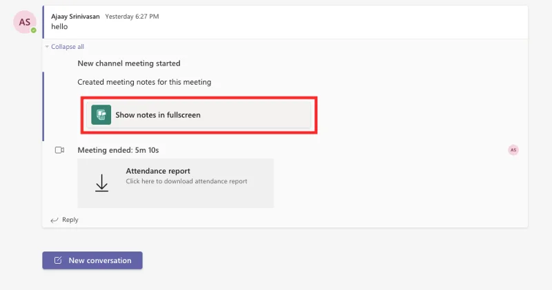 Microsoft Teams'de Toplantı Notları Nasıl Alınır