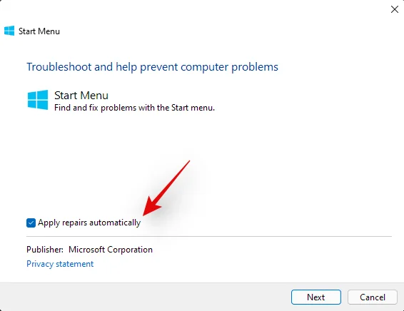 'Windows 11 시작 메뉴가 작동하지 않음' 문제를 해결하는 방법?