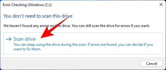 chkdsk 복구 명령: Windows 11에서 사용하는 방법