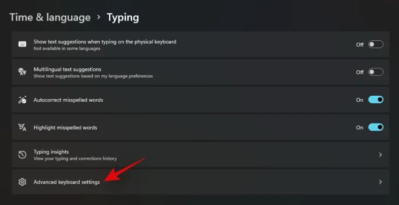 Windows 11의 작업 표시줄에서 언어 전환기를 제거하는 방법