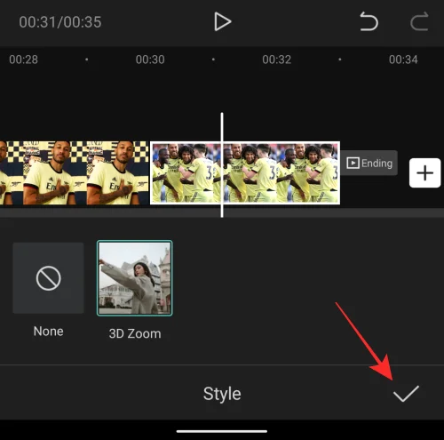 Capcut'ta 3D Zoom nasıl yapılır