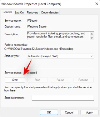 Windows 11에서 Windows 검색을 비활성화하는 방법