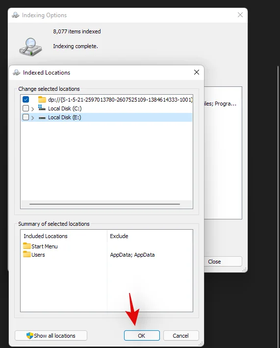 Windows 11에서 Windows 검색 높은 CPU 또는 디스크 사용량을 수정하는 방법