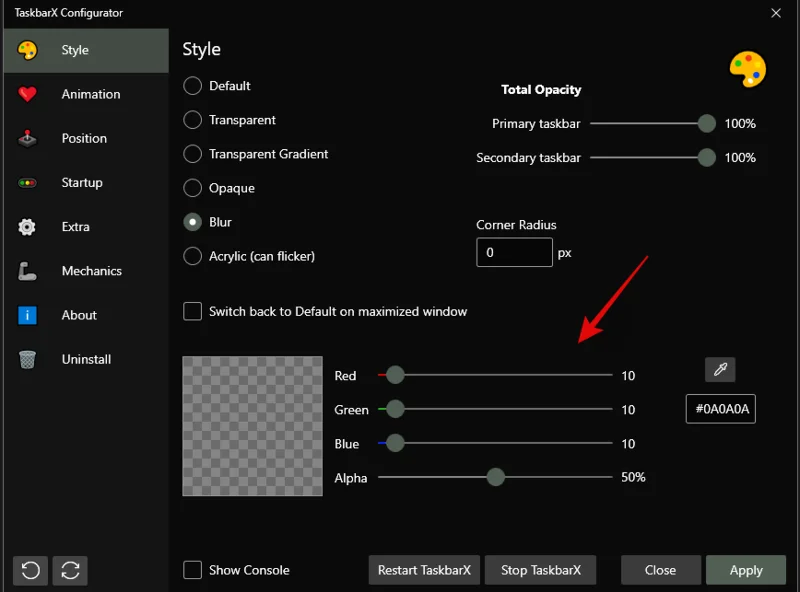 Windows 11에서 작업 표시줄 색상을 변경하는 방법