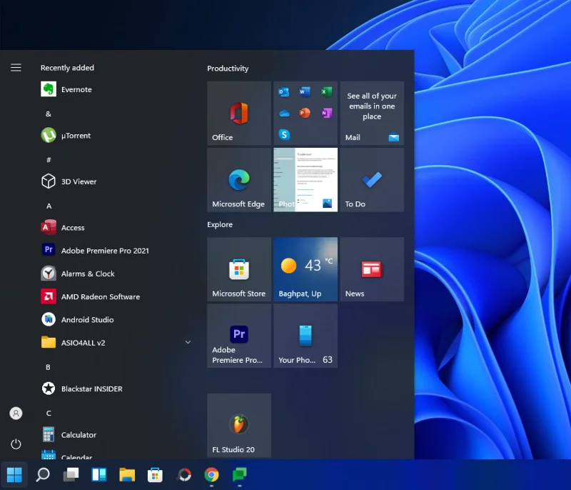 Windows 11: Windows 10 시작 메뉴를 되돌리는 방법