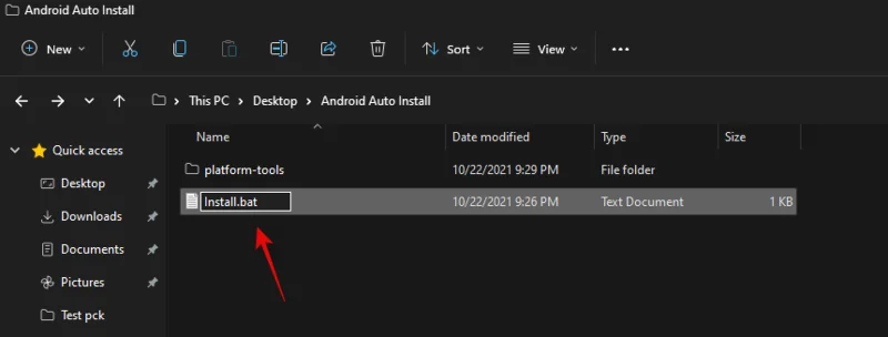 더블 클릭으로 Windows 11에서 APK를 자동으로 사이드로드하는 방법