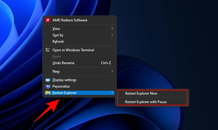 Windows 11에서 Windows 탐색기를 다시 시작하는 방법 및 수행 시 발생하는 일