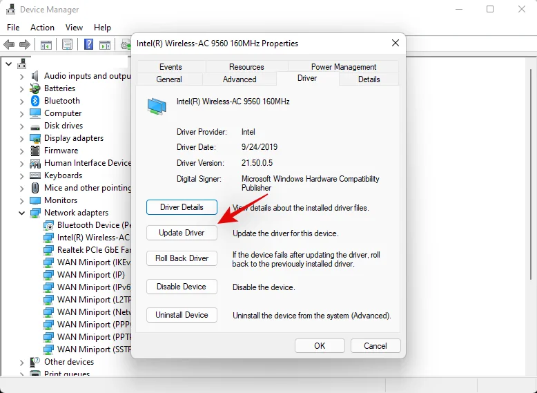 Windows 11에서 Killer Wireless 1535 드라이버 문제를 해결하는 방법