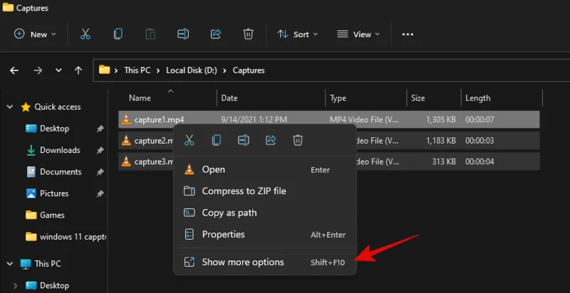 Windows 11에서 단일 또는 여러 파일을 압축하는 방법