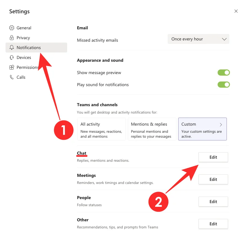 วิธีปิดการใช้งานการแจ้งเตือนใน Microsoft Teams [AIO]