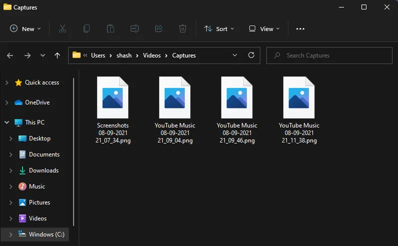 Windows 11 스크린샷은 어디로 갑니까?  [윈도우 10도]
