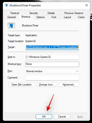 Windows 11에서 Windows 종료 타이머를 사용하는 방법