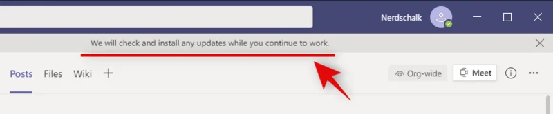 Comment mettre à jour les équipes Microsoft