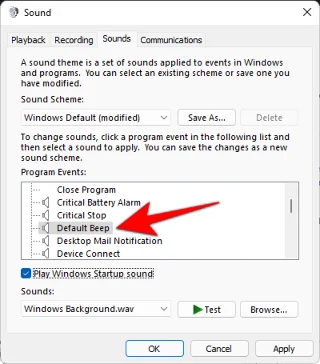 Windows 11 경고음을 비활성화하는 방법