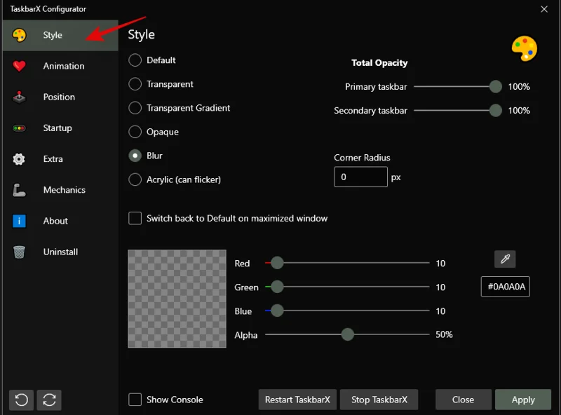 Windows 11에서 작업 표시줄 색상을 변경하는 방법