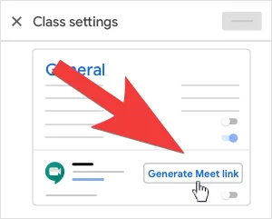 วิธีใช้ Google Meet ใน Google Classroom