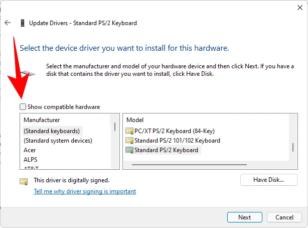 Windows 11에서 키보드를 비활성화하는 방법: 영구적으로, 일시적으로, 설정 사용, 타사 앱 사용 등