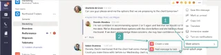 Asana uygulamasıyla Microsoft Teamsde bir sohbet mesajı görev olarak nasıl eklenir