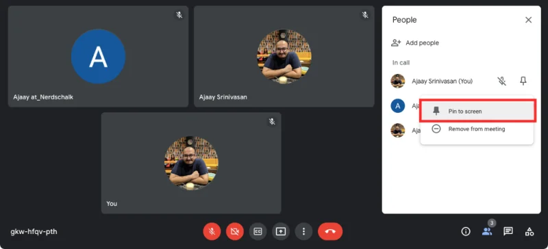 จะปักหมุดบน Google Meet ได้อย่างไร  จะมีใครรู้หรือเห็นไหม?