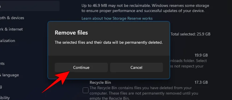 Windows 11에서 이전 Windows 설치 파일을 제거하는 방법