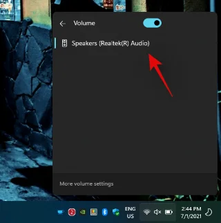 Windows 11에서 스피커를 변경하는 방법?  오디오 스위처는 어디에 있습니까?