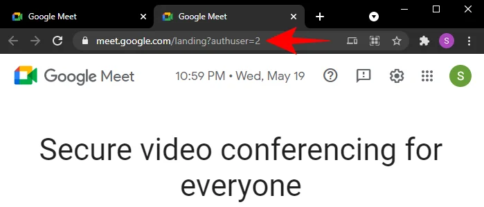 Modifier l'URL du compte