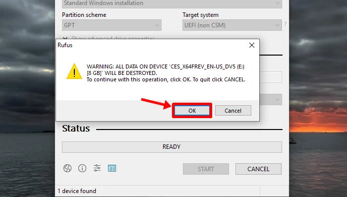 Dev Channel Insider 프로그램에서 Windows 11 ISO로 부팅 가능한 USB 드라이브를 만드는 방법