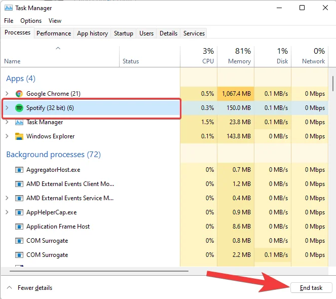 Windows 11에서 전체 화면을 종료하는 방법
