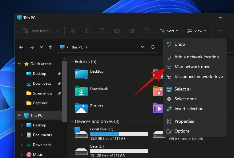 Windows 11에서 드라이브를 매핑하는 방법