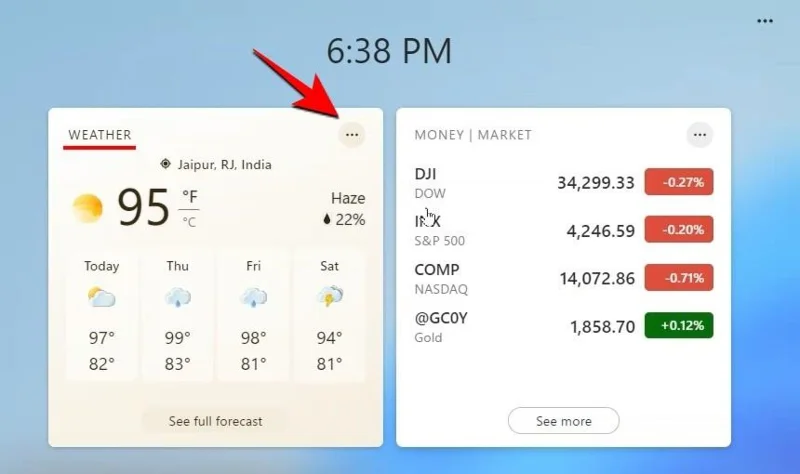 Windows 11: 날씨 척도를 화씨에서 섭씨로 변경하거나 그 반대로 변경하는 방법