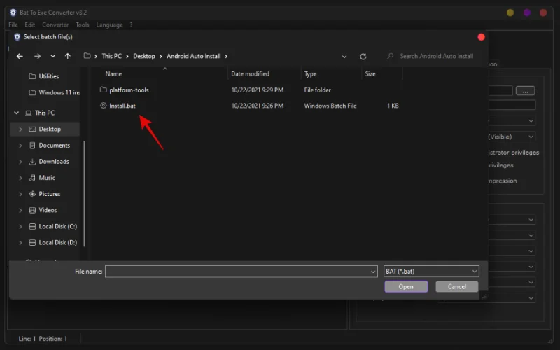 더블 클릭으로 Windows 11에서 APK를 자동으로 사이드로드하는 방법