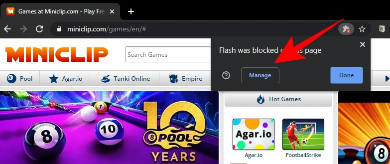 Windows 11에서 Adobe Flash Player 차단을 해제하는 방법