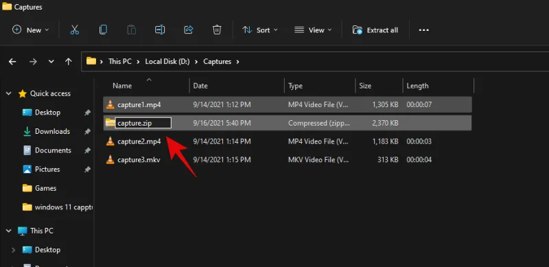 Windows 11에서 단일 또는 여러 파일을 압축하는 방법