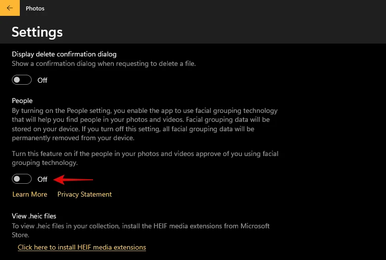 Windows 11 사진 앱에서 친구 및 가족의 사진을 그룹화하는 방법